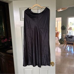 Quince Black Maxi Skirt